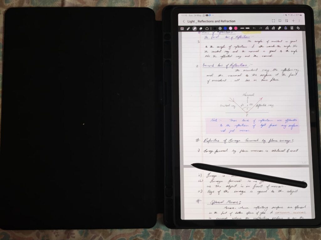 Stylus Device: Samsung Galaxy Tab S7 plus