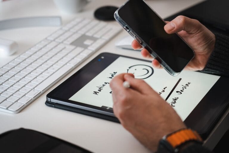tablet with stylus