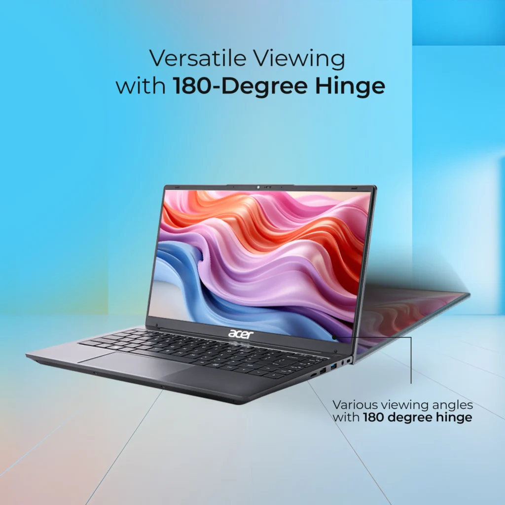 Acer Aspire 3: Productivity on a Tight Budget 2 Acer aspire 3: 180° hinge